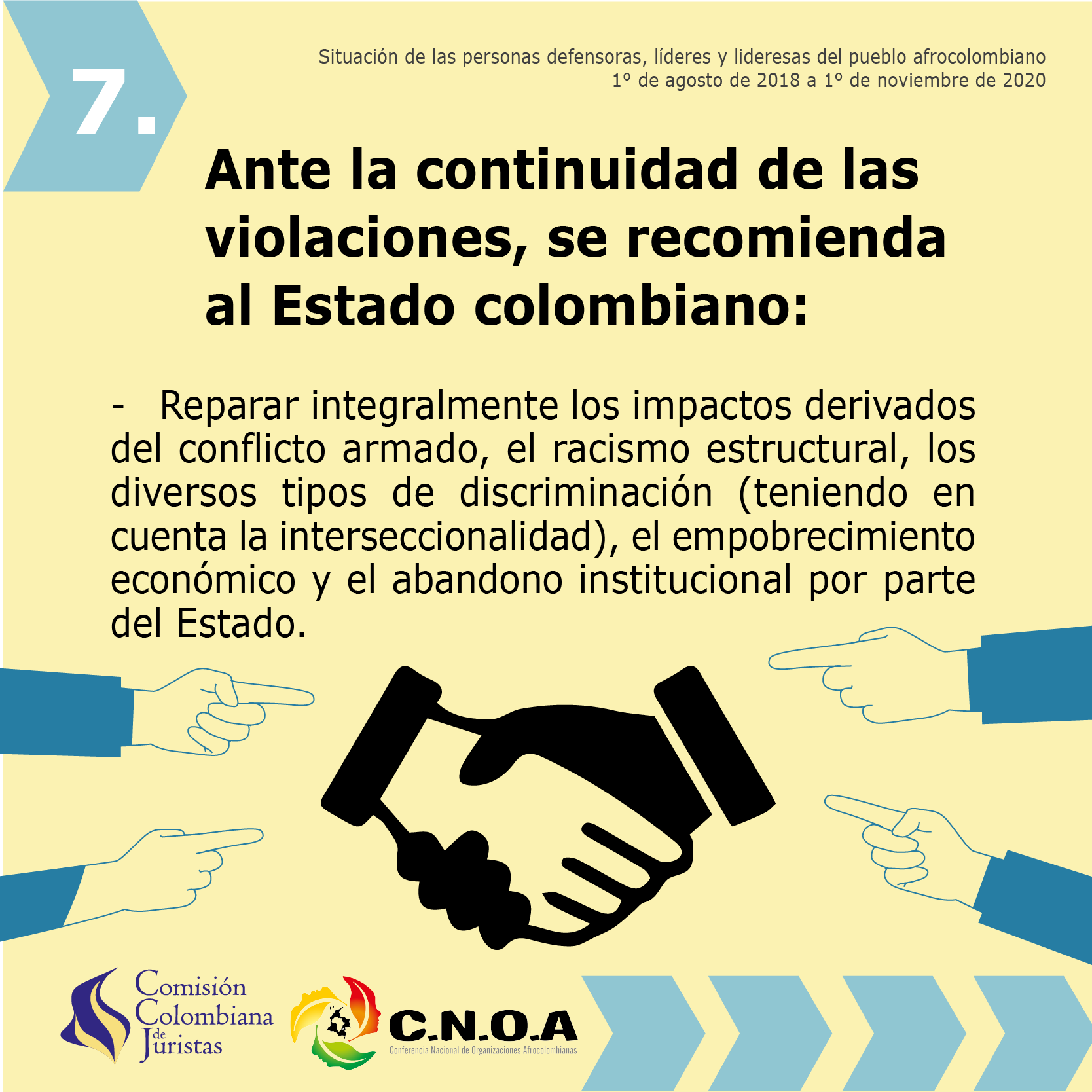 Imagen 7 de Situaci&oacute;n de las personas defensoras, l&iacute;deres y lideresas del pueblo afrocolombiano